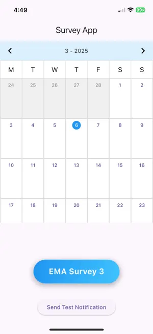 CalmiFy - Stress User Study screenshot 1