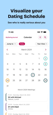 My Dating Journal: Smart Diary screenshot