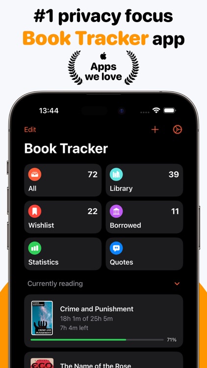 Book Tracker: Reading log screenshot-0