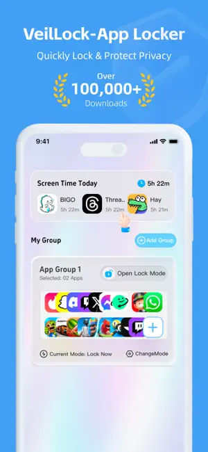 VeilLock-App Lock Manager screenshot 1