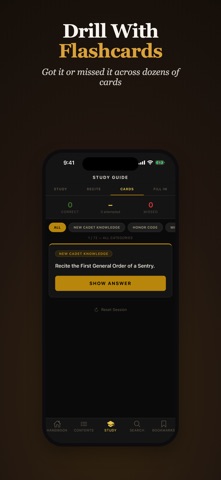 Cadet Handbook iPhone screenshot