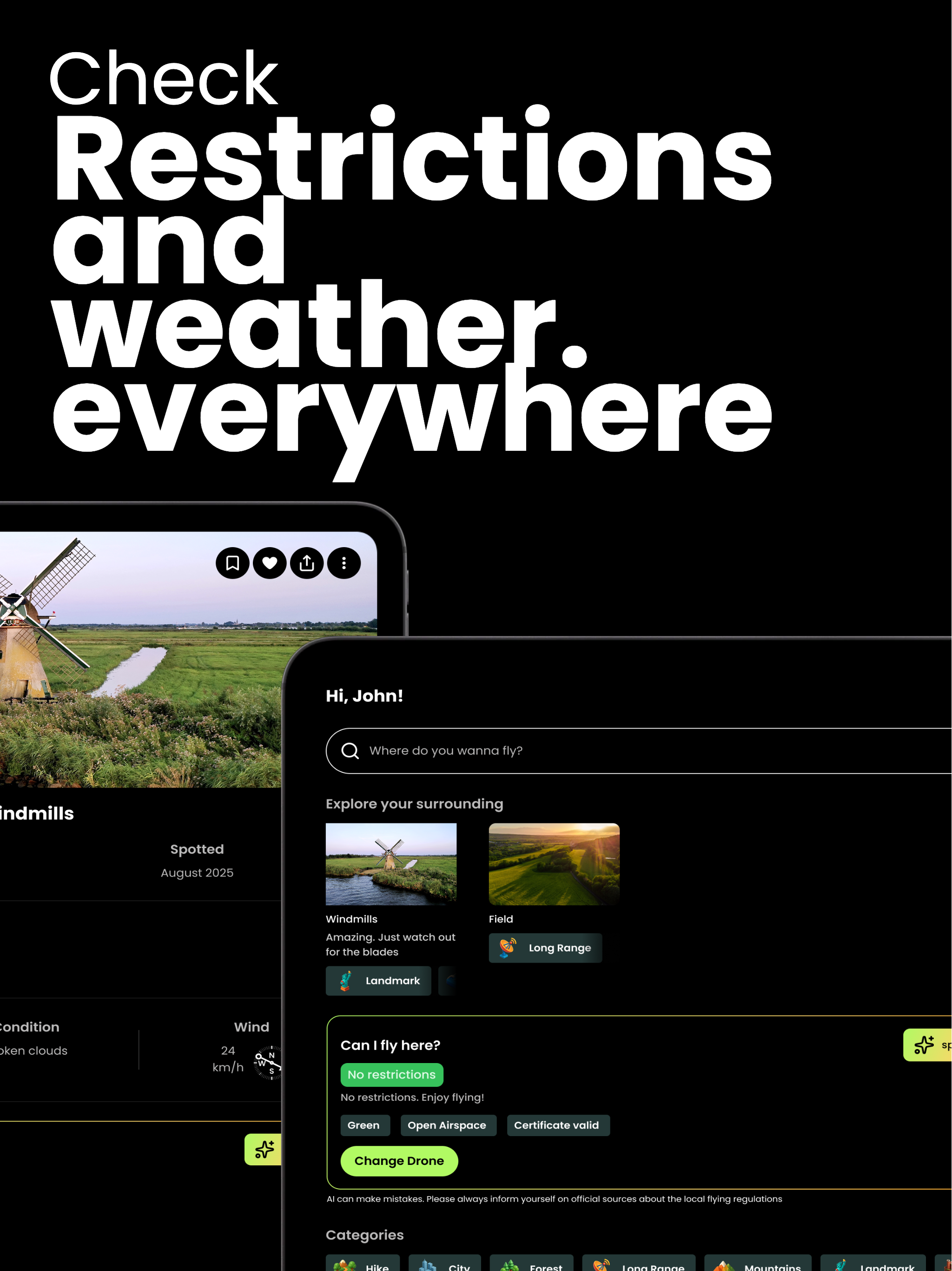 spotfindr: Drone No Fly Zones