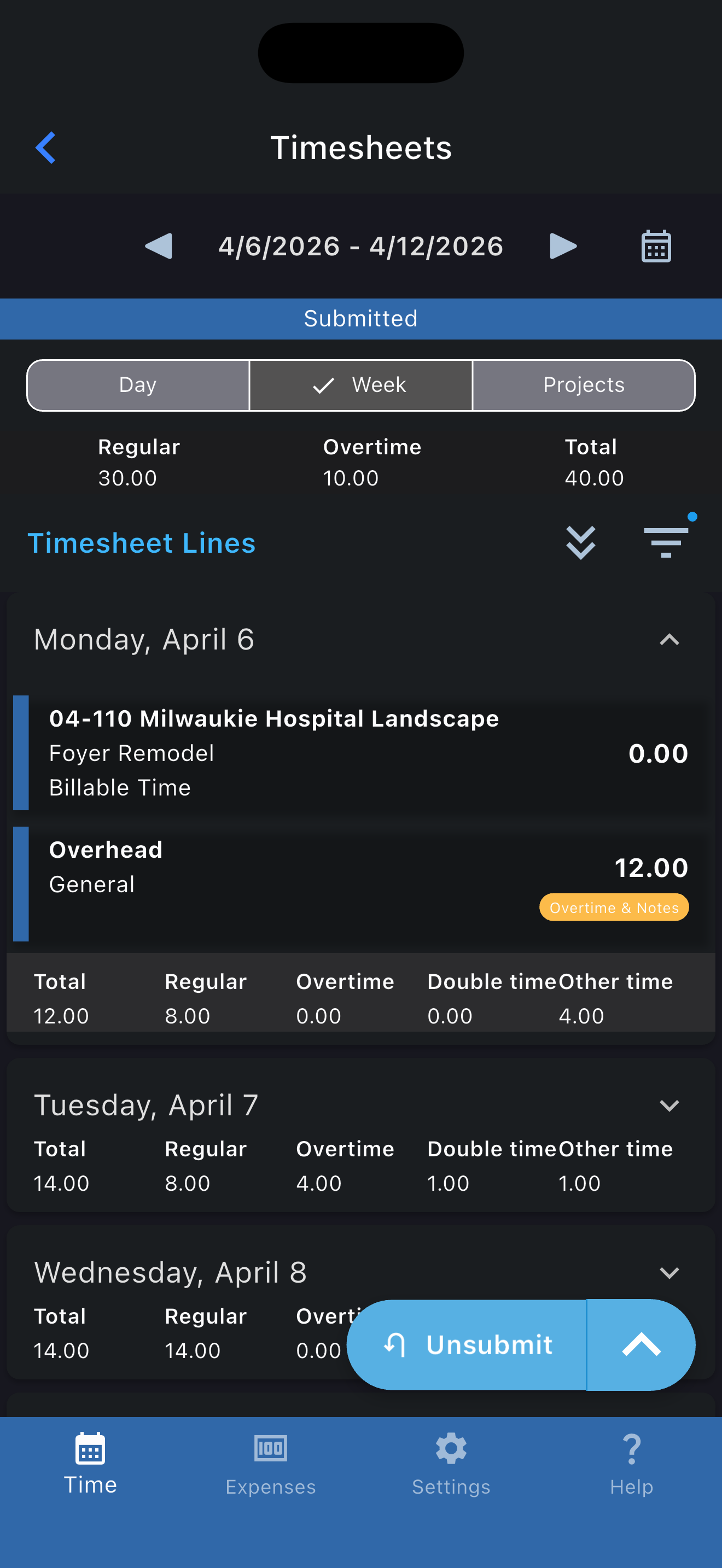 Ajera Time and Expense