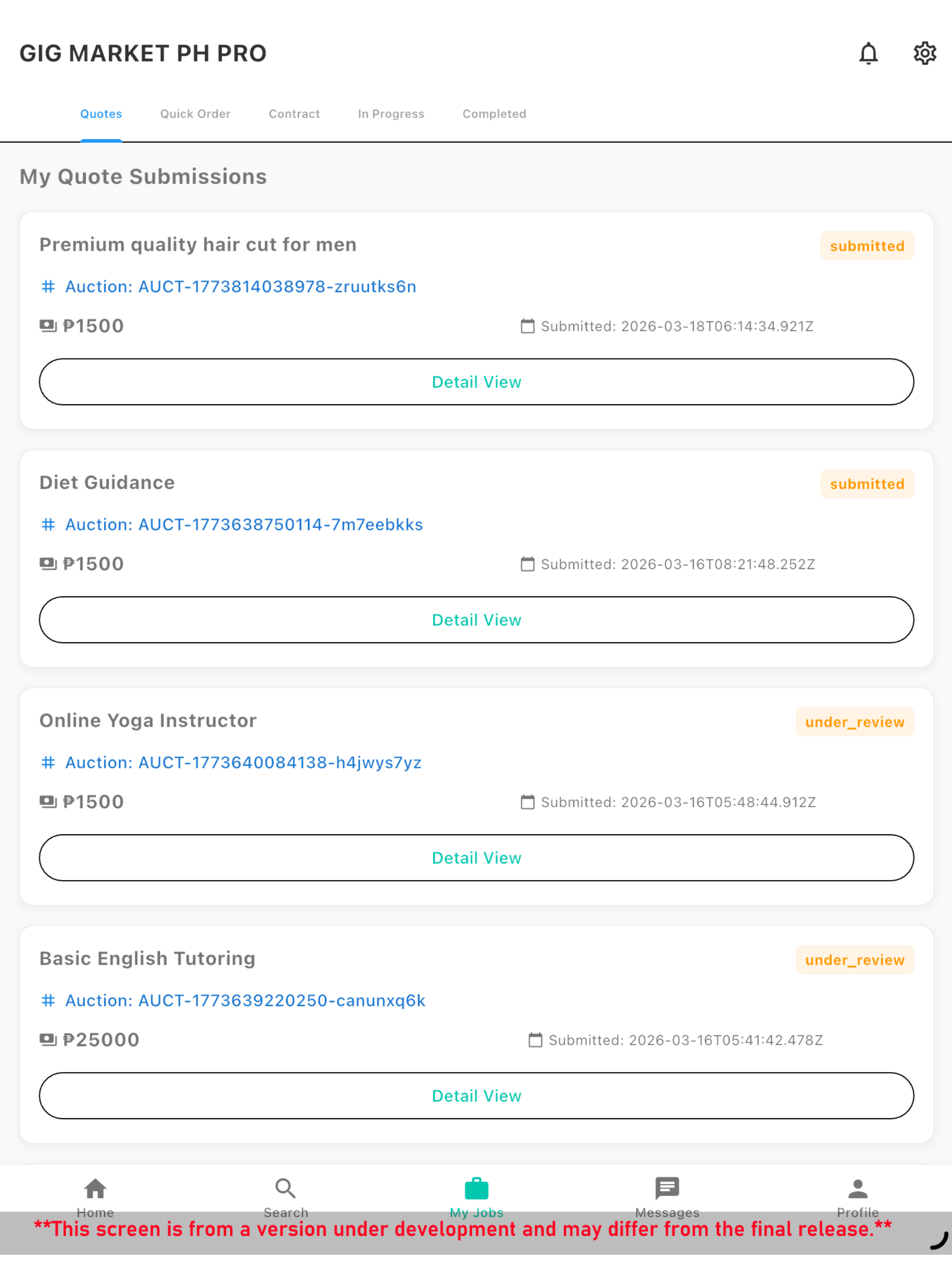 GIG MARKET PH PRO screenshot 14
