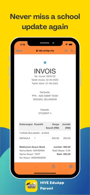 HIVE EduApp Parent screenshot 2