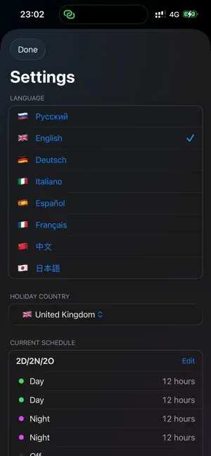 ShiftMap - Shift Calendar screenshot 4
