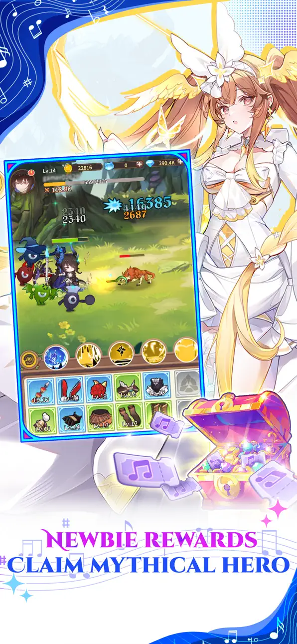 Đại Chiến Giai Điệu iOS Mod IPA screenshot 3 - iOS game interface