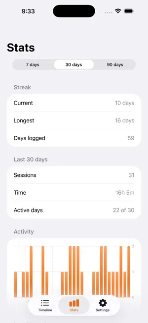 Streak: Activity Log screenshot 3