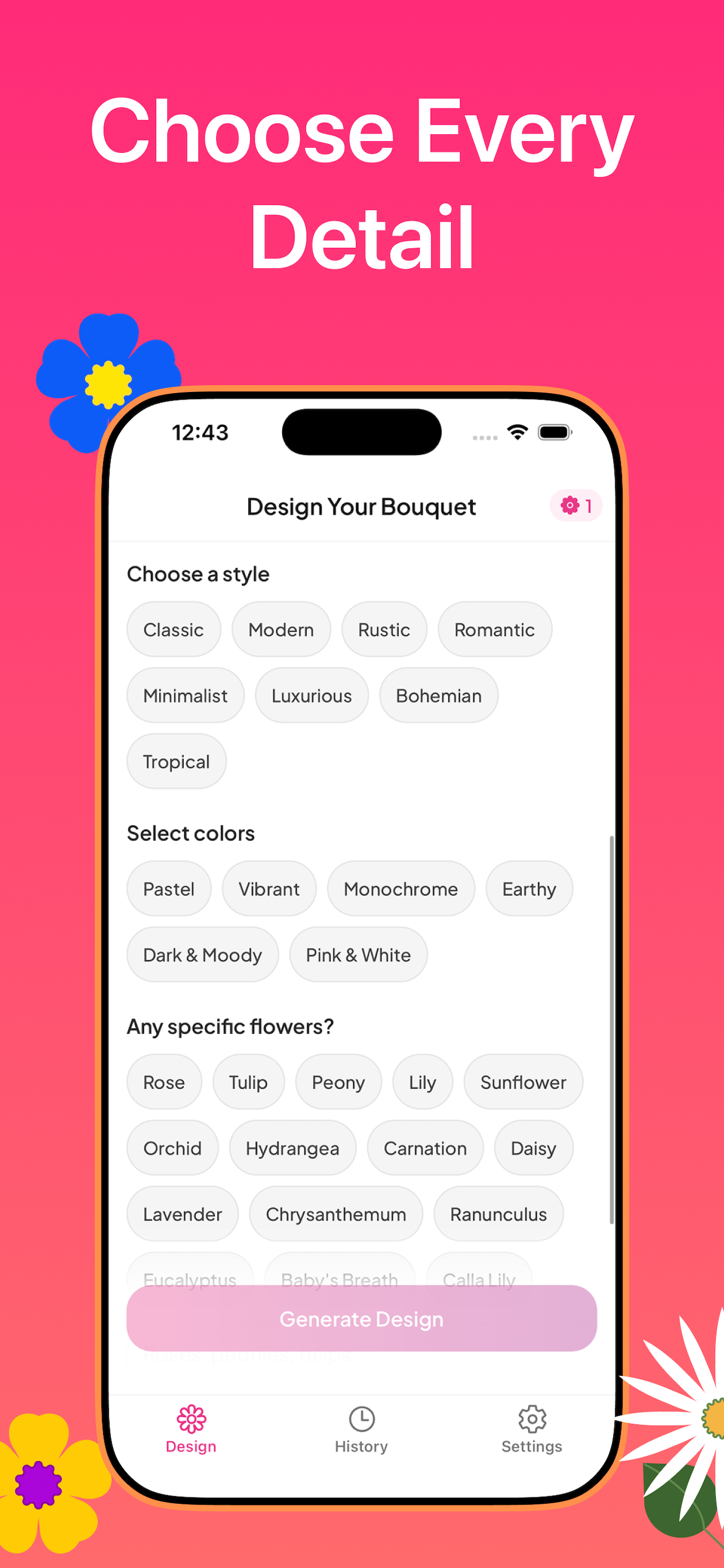 AI Bouquet - Flower Designer