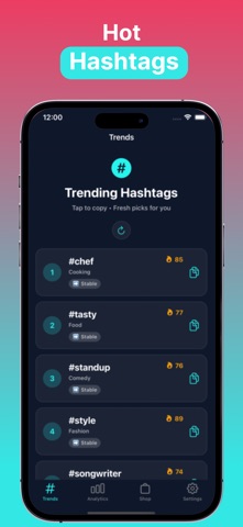 TikFollowers: Trends & Tracker iPhone screenshot