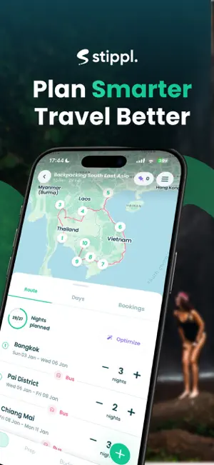 Stippl: Trip & Travel Planner screenshot 1