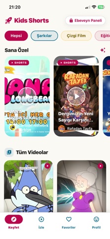 Kids Shorts - Güvenli Videolar screenshot