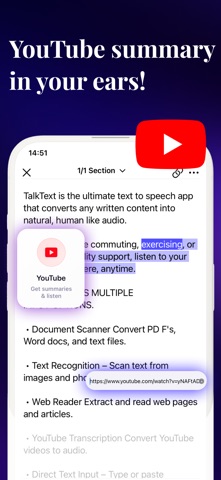 Text to Speech: TalkText screenshot