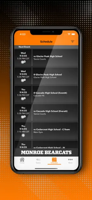 Monroe High School Bearcats screenshot 3