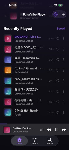 PulseVibe - Player screenshot