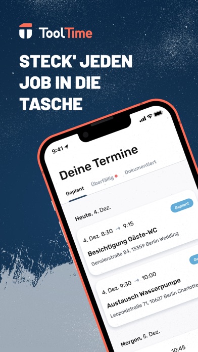 Screenshot #1 pour ToolTime - Handwerker App