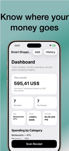Receipt Scanner: Scan Prices iPhone screenshot