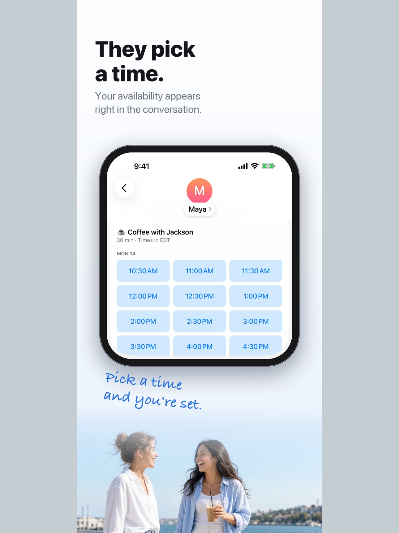 Screenshot 10 of Availability: Book in Messages