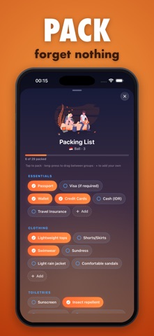 Triply: AI Trip & Tour Planner iPhone screenshot