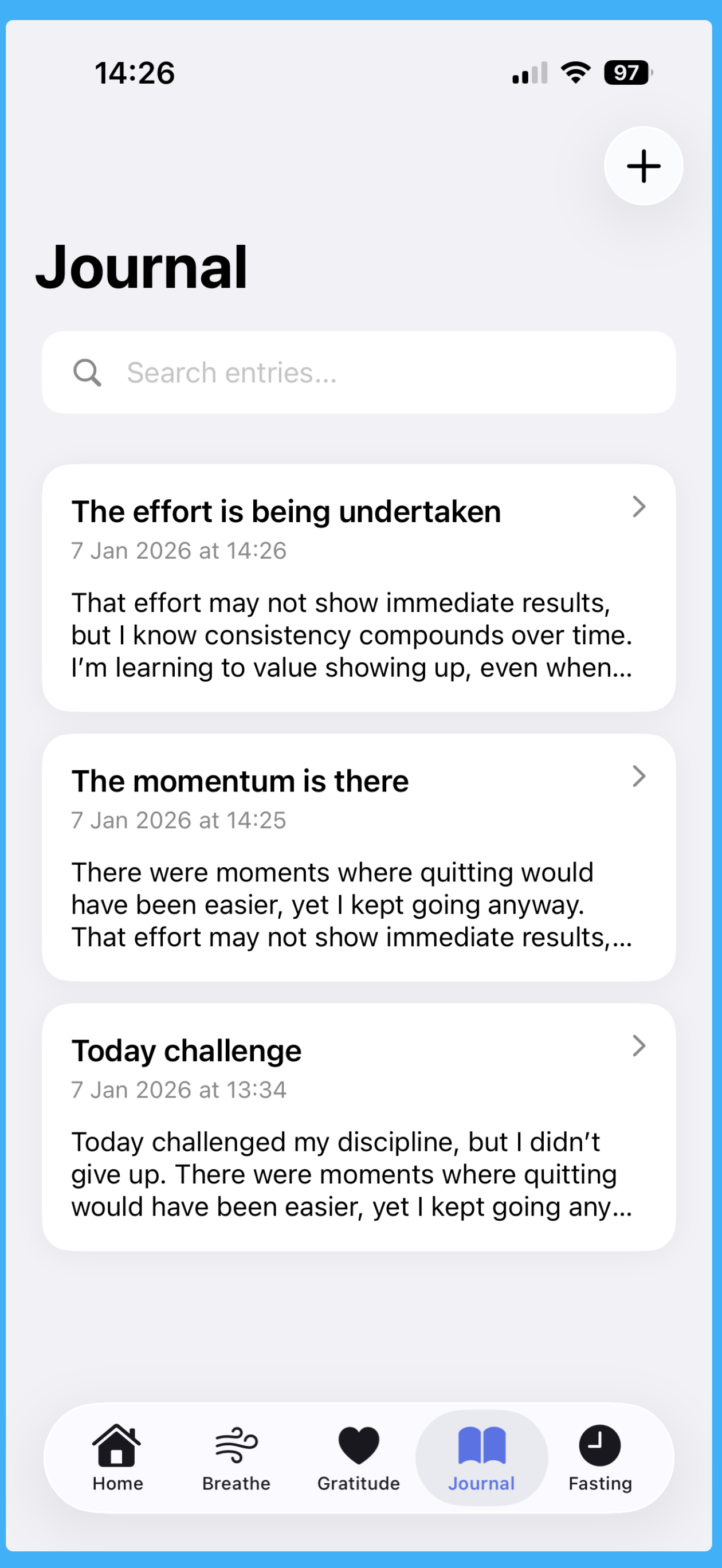 BreatheWell-Breathing Exercise screenshot 5
