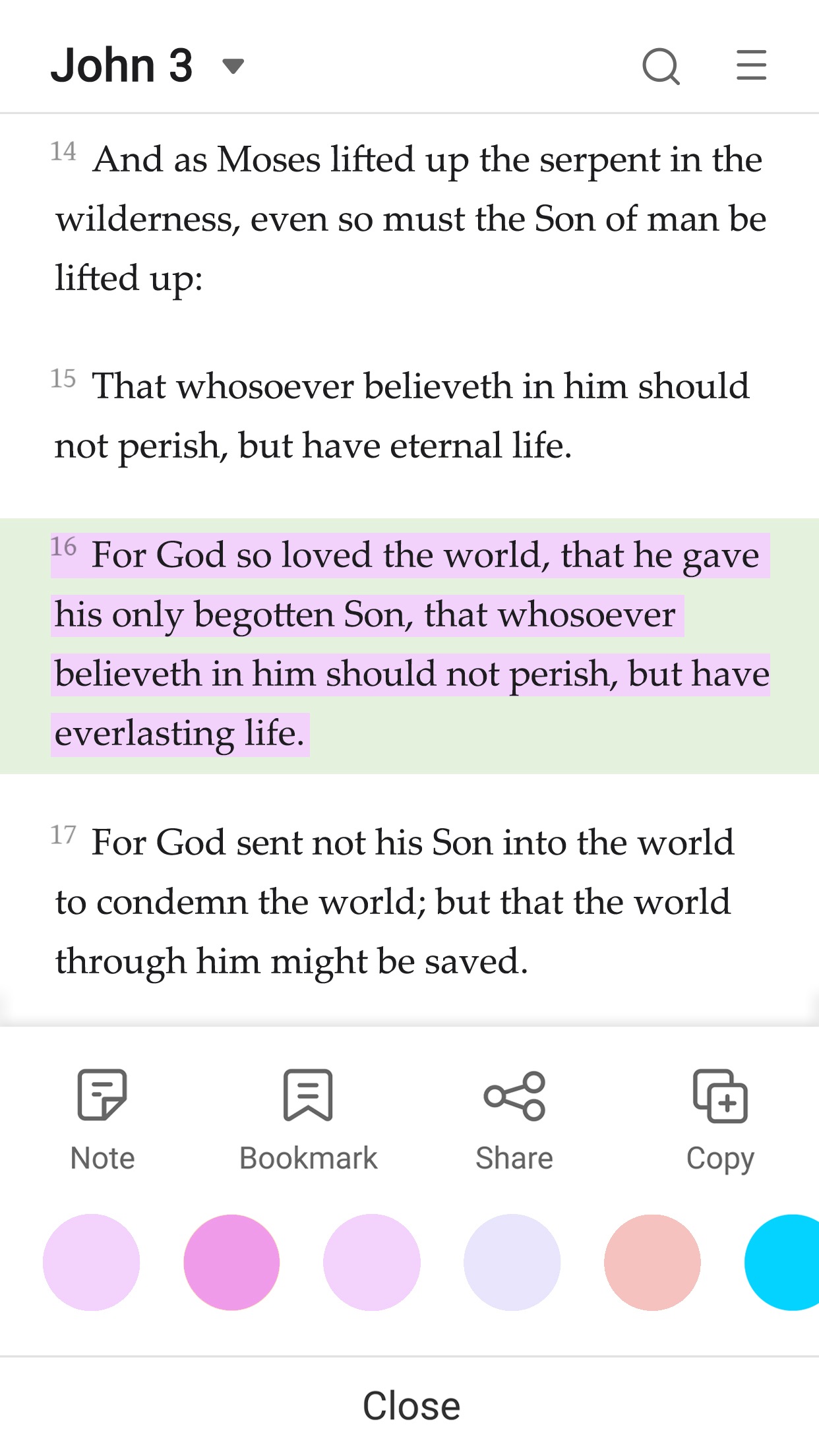 Bible - Daily Bible Verse KJV screenshot 3