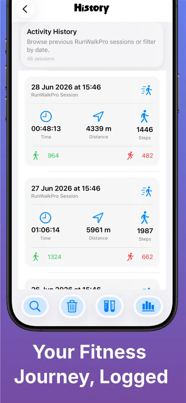 Screenshot #2 pour RunWalkPro