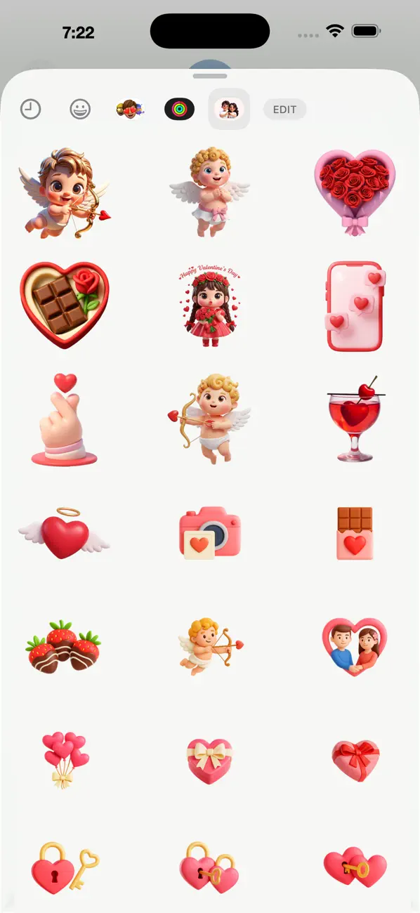 Screenshot #2 pour Cute Love Couple - WA Stickers
