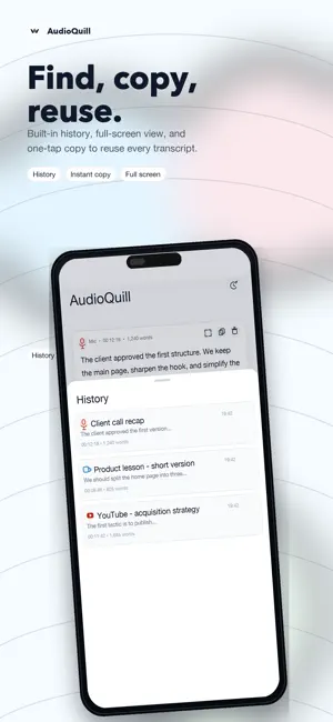 AudioQuill Transcriber screenshot 4