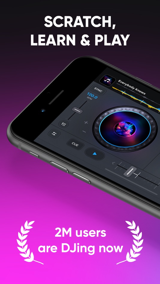 #1. DJ it! Virtual Music Mixer app (iOS) By: Gismart Limited