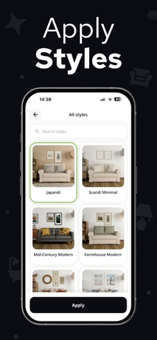 AI Interior Design – InterUp iPhone screenshot
