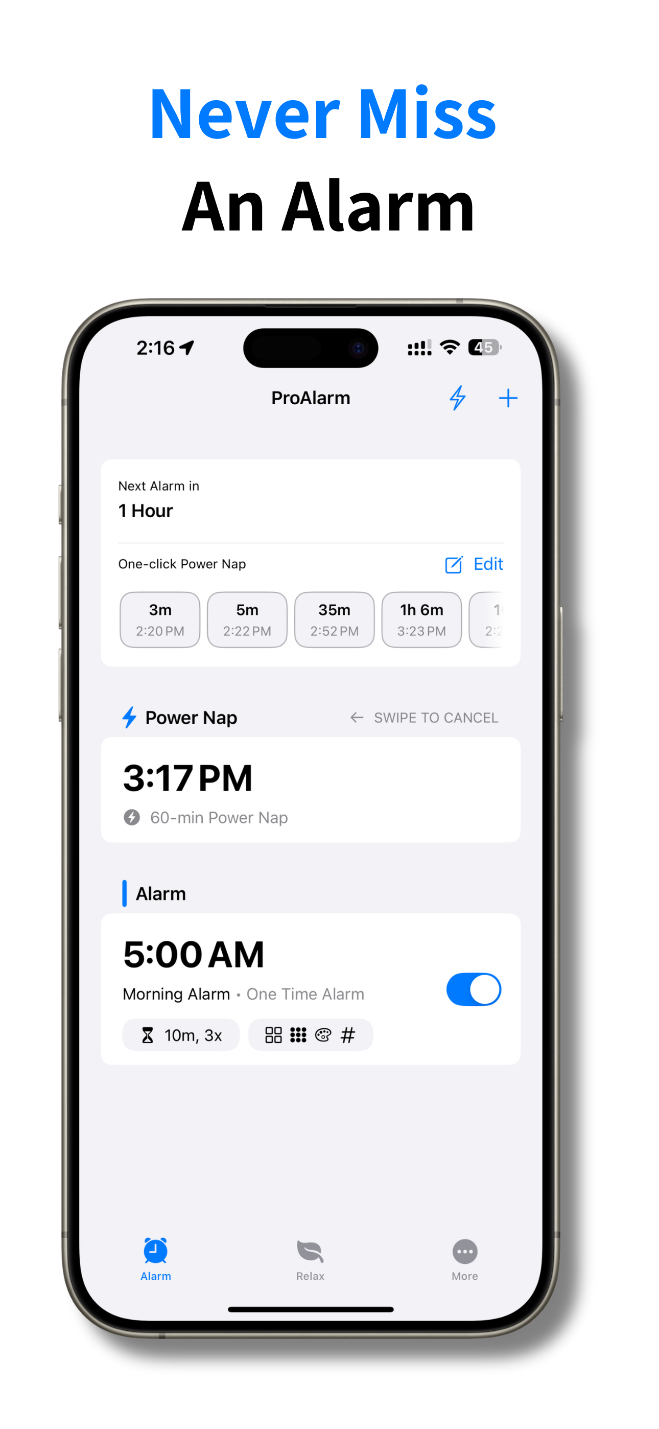 ProAlarm: Mission Alarm Clock