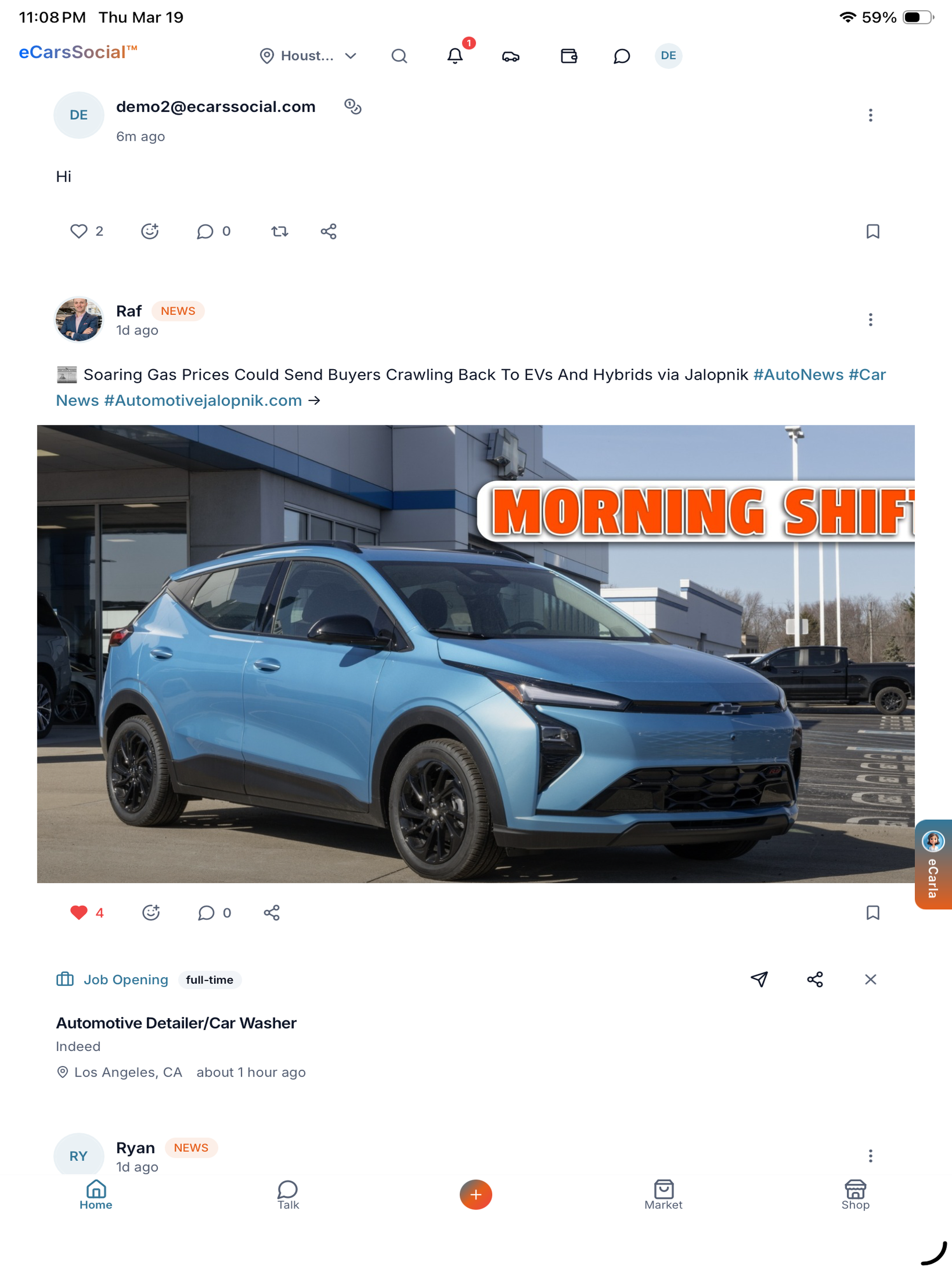 eCarsSocial screenshot 10