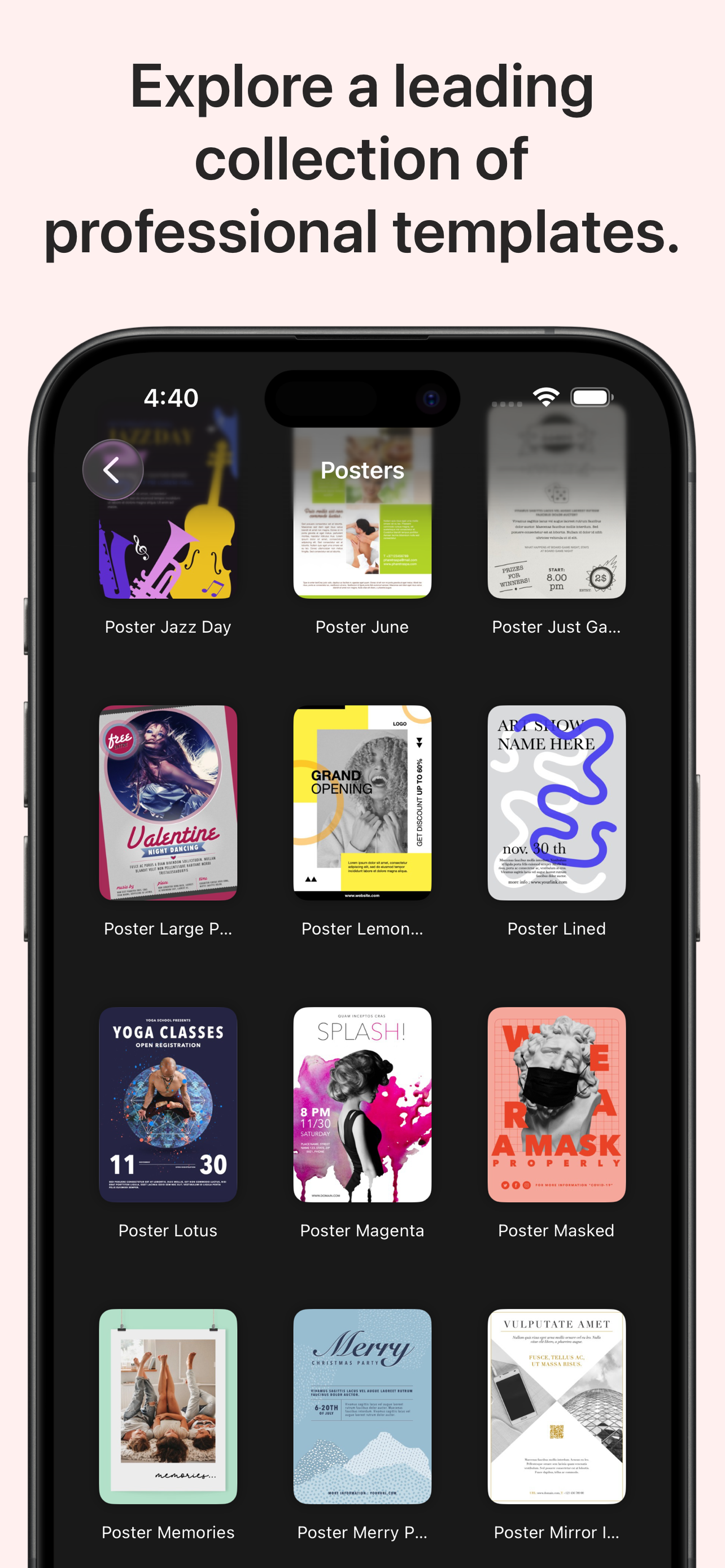 Templates for Creator Studio