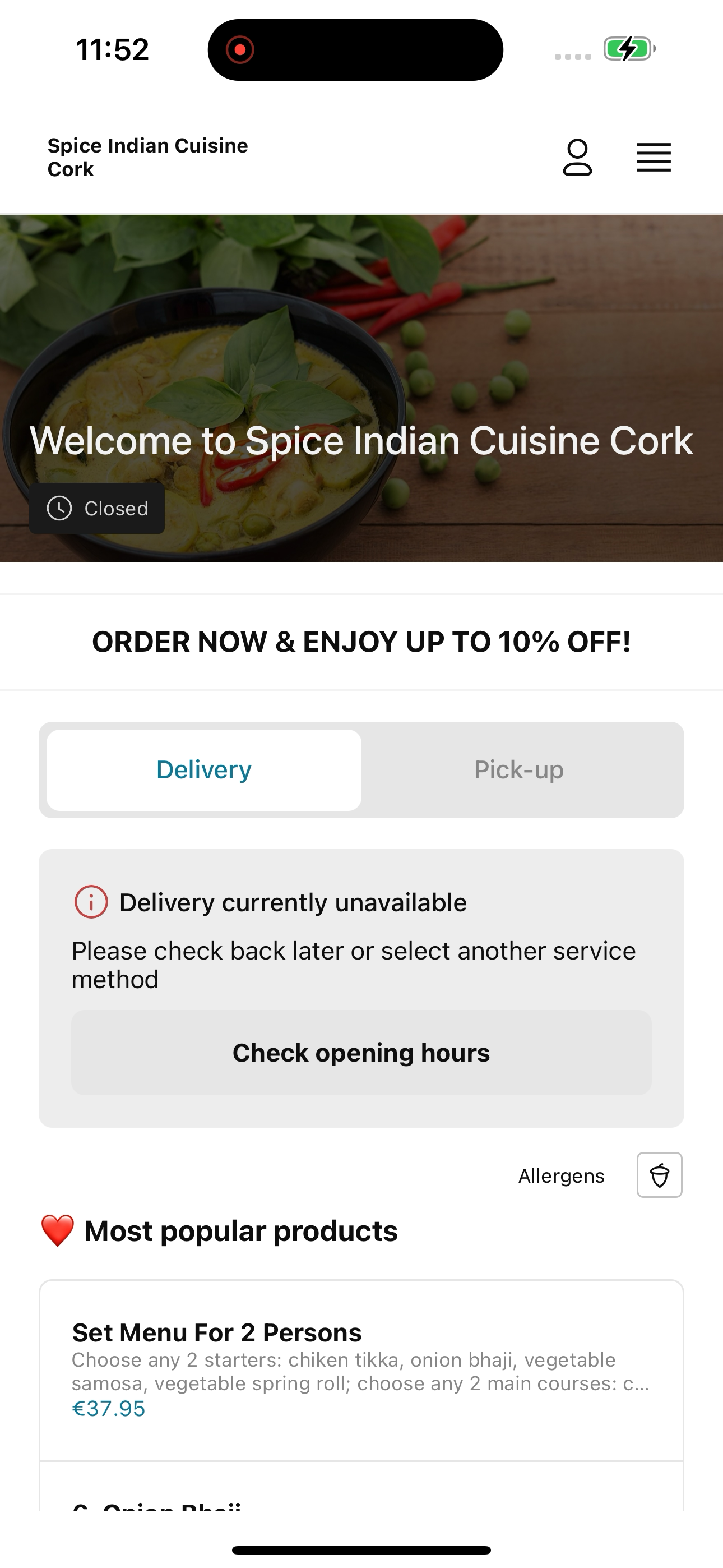 Spice Indian Cuisine Cork screenshot 6