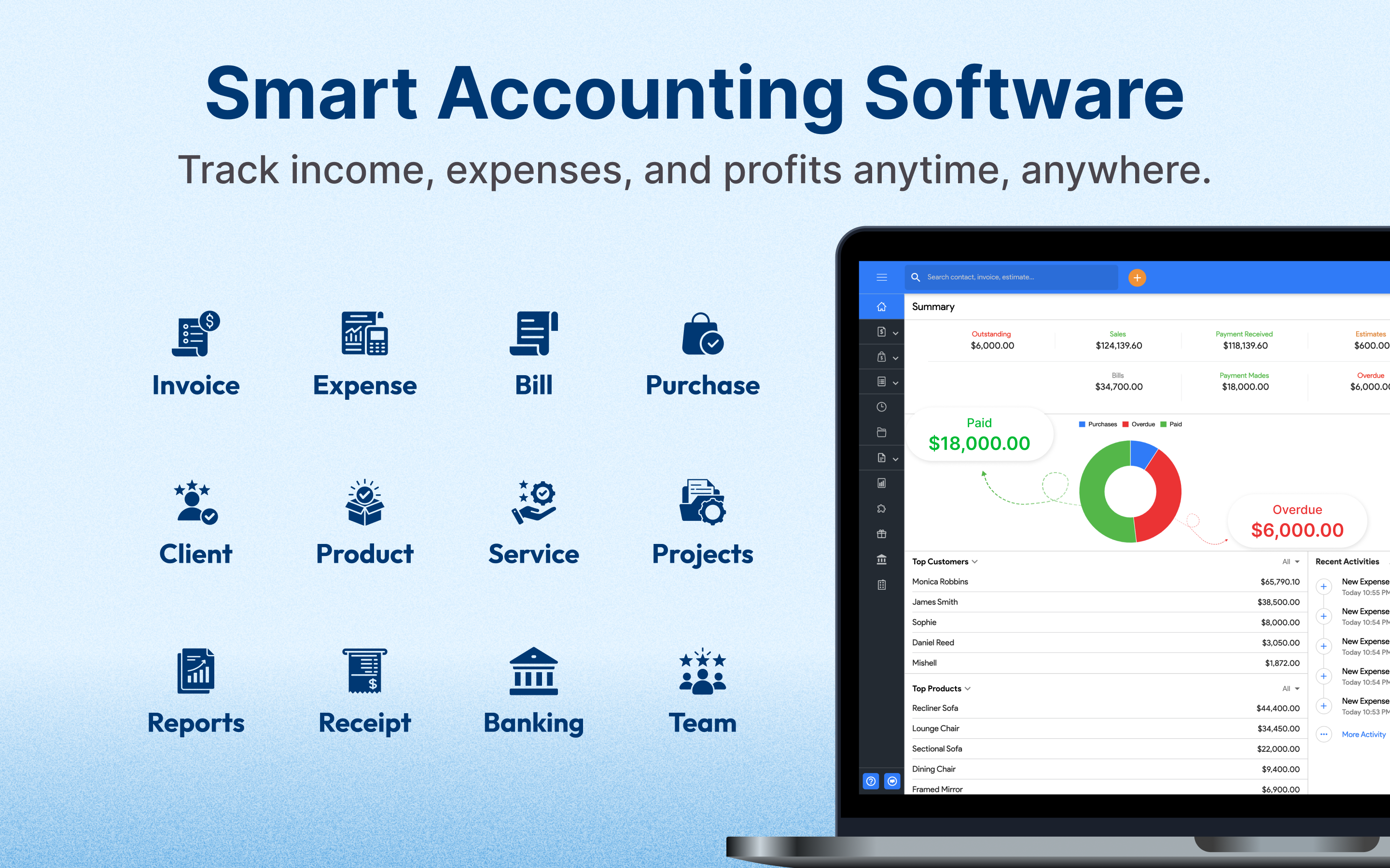 Accounting App - Moon Billing
