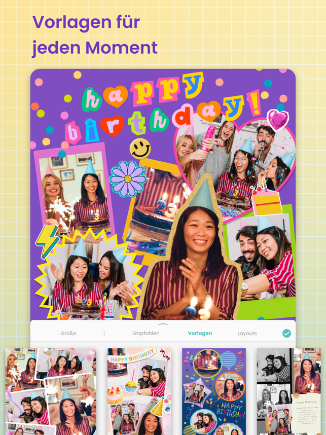 ‎PicCollage: Bilder Bearbeiten Screenshot