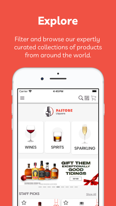 Pastore iPhone screenshot 1 - Shopping app