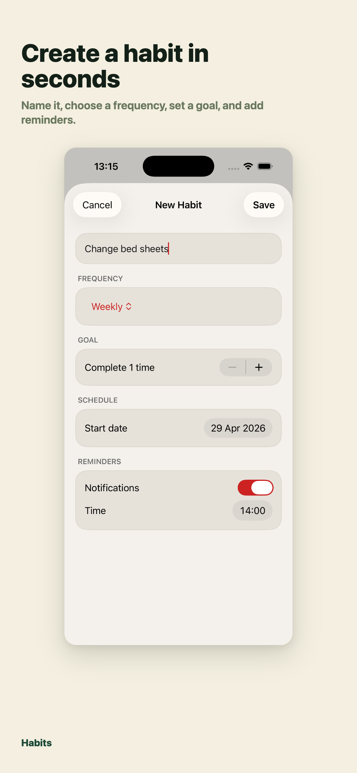 Habits & Things screenshot 3