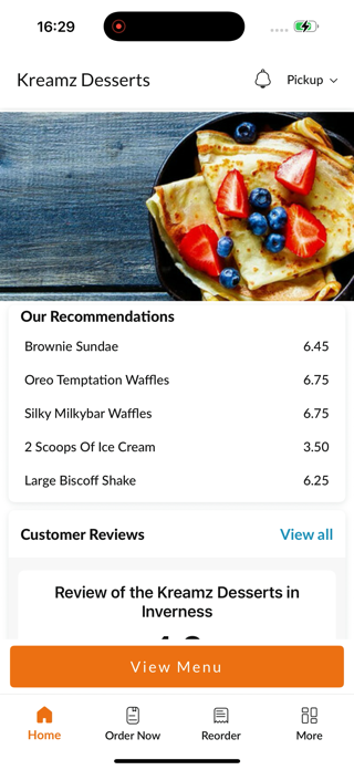 Kreamz Desserts Screenshot 2 of 5
