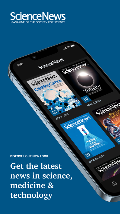 Science News Magazine Screenshot