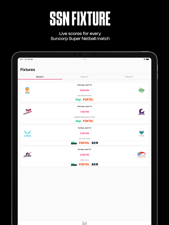 Screenshot #4 pour Netball Live Official App