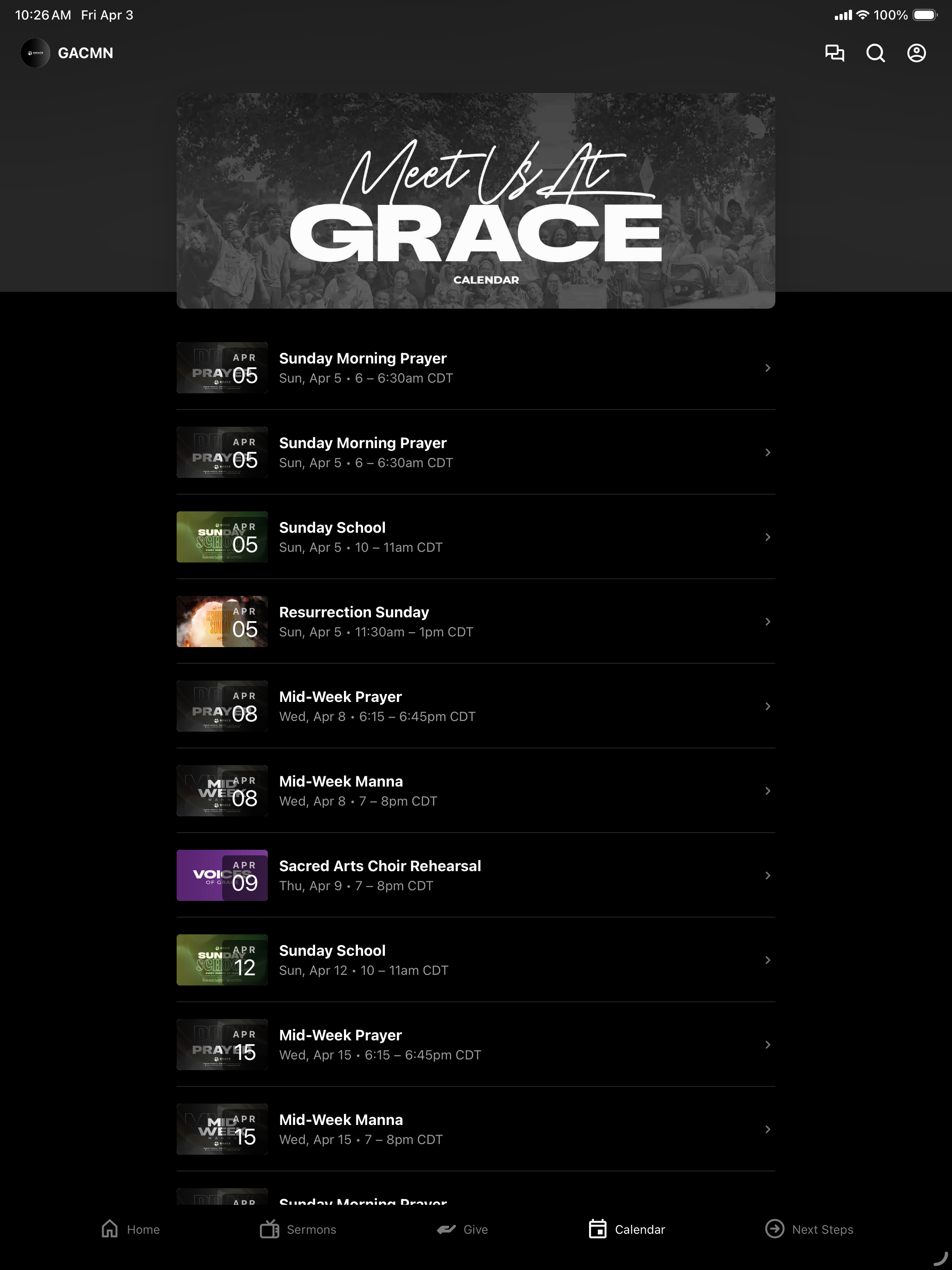 Grace Apostolic Church MN