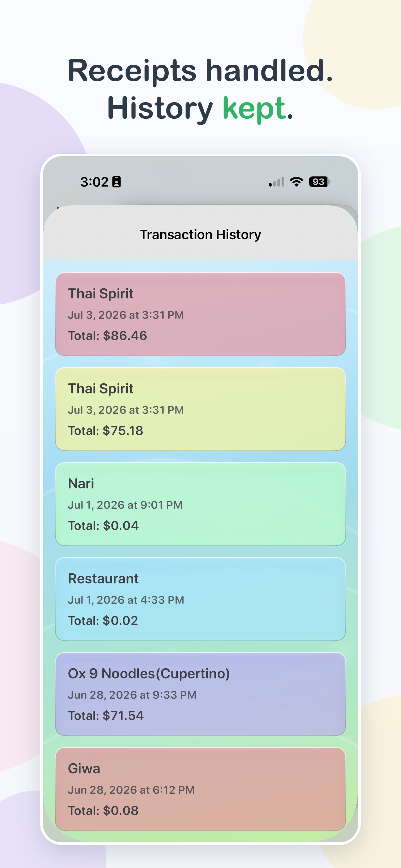 Pareto: Bill Splitter & Scan screenshot 8