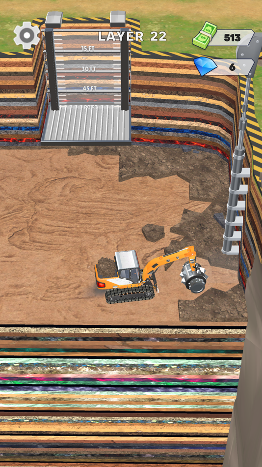 #1. Mining Rush: Quarry Simulator (iOS) Podle: HOMA GAMES