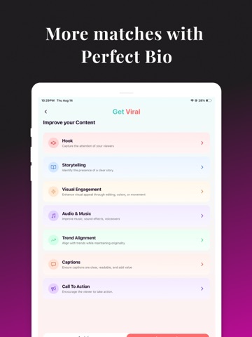 Get Viral: AI Video Analyzer iPad screenshot