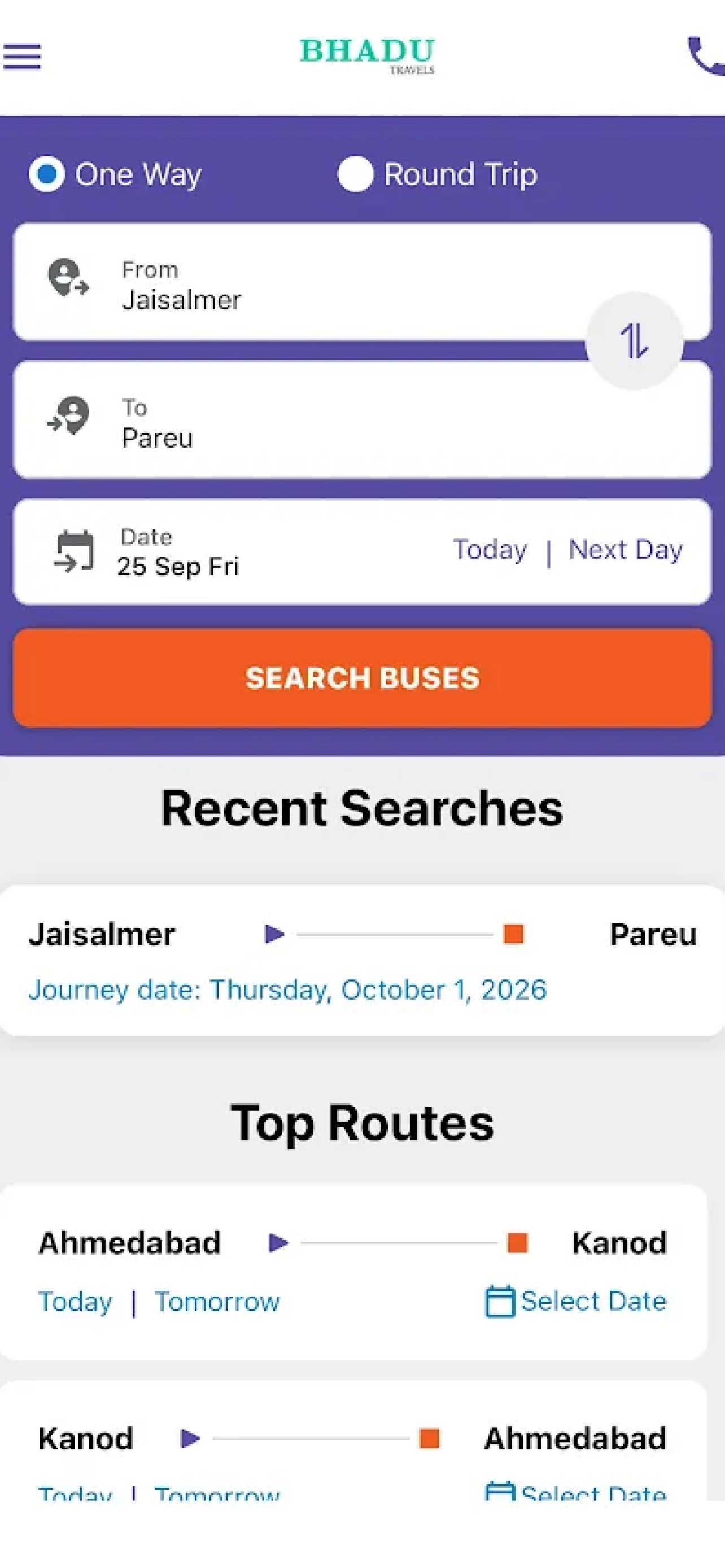 Screenshot 2 of Bhadu Travels