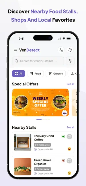 VenDetect : Local Vendors screenshot 1