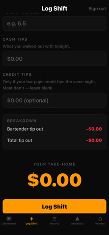 TipTrack: Server Tip Tracker Screenshot 3 of 4