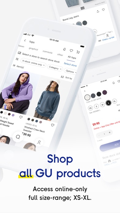 GU US - Clothes Shopping Screenshot