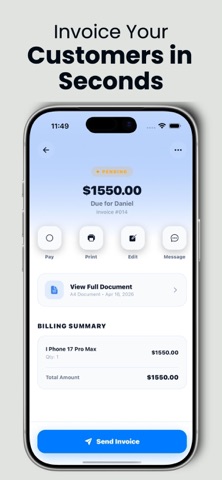 Zenvoy: Easy Invoice Maker App screenshot